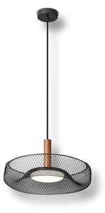 Osram - LED Lustr na lanku DECOR MESH LED/18,5W/230V pr. 40 cm černá/kaučukovník
