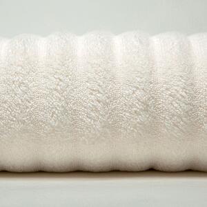 Ručník Mont Blanc Zero Twist od King of Cotton® Barva: Krémová, Rozměry: 100 x 180 cm