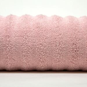 Ručník Mont Blanc Zero Twist od King of Cotton® Barva: Růžová, Rozměry: 70 x 140 cm