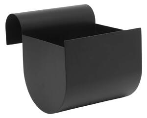 Závěsný truhlík na balkon Uma Black Small