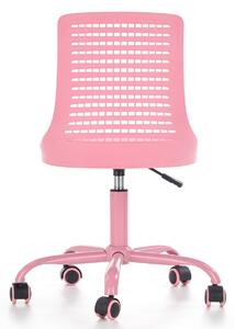 Kancelářská židle pro mládež Eko kůže Růžová OLSEN