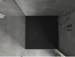 Mexen Hugo čtvercová vanička do sprchového koutu SMC 100 x 100 cm, Černá