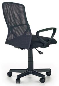 Minimalistická kancelářská židle otočná s kolečky Černo - šedá VAIER