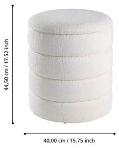 Eglo 424125 - SADA 2x Taburet AMPAHAKA pr. 33,5/40 cm bílá