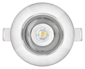 Emos lighting LED bodové svítidlo SIMMI stříbrné, kruh 5W teplá bílá 1540125510