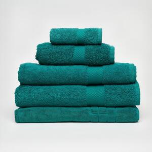 Ručník Hotel Premium Quality Colour od King of Cotton® Barva: Zelená, Rozměry: 30 x 30 cm