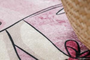 Dywany Łuszczów Dětský kusový koberec Bambino 2185 Ballerina pink - 160x220 cm