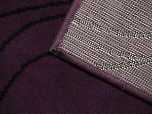 Alfa Carpets Kusový koberec Kruhy lila ROZMĚR: 160x230