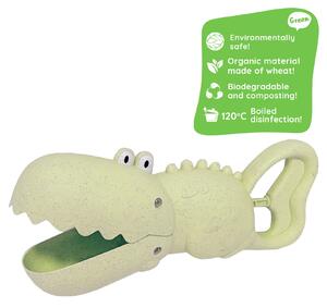 Lopatka a kyblík 2v1 ve tvaru krokodýla Woopie Green zelená