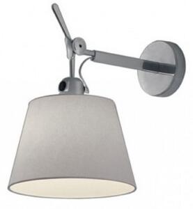 Nástěnná Svítidla Artemide, stmívatelné, Šedá, Obývací pokoj, Tkanina / Textil