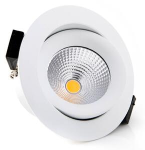 The Light Group SLC One 360° LED vestavné světlo bílé 3 000K, stmívatelný, Bílá / opál, Obývací pokoj / jídelna, Hliník, Moderní, Zapuštěné kulaté