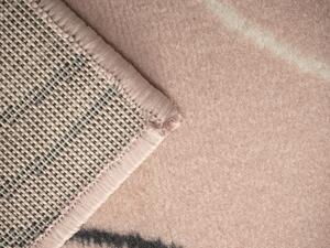 Alfa Carpets Kusový koberec Kruhy powder pink ROZMĚR: 160x230