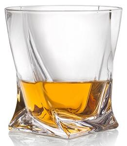 Crystal Bohemia Sklenice na whisky QUADRO 340 ml, 6 ks