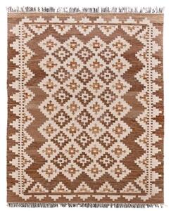 Diamond Carpets koberce Ručně vázaný kusový koberec M. Kelim DE 2262 Brown Mix - 300x400 cm