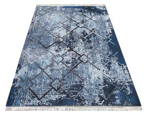 Makro Abra Moderní kusový koberec protiskluzový Hypnotik 01 modrý Rozměr: 160x230 cm