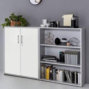 SKŘÍŇ NA ŠANONY, šedá, bílá, 168,8/113,6/33 cm MID.YOU - Online Only kancelářský nábytek, Online Only