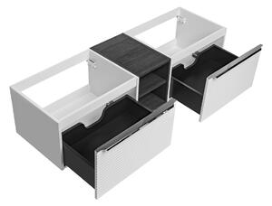 Koupelnová skříňka s deskou LEONARDO White D150/1 | 150 cm