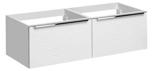 Koupelnová skříňka s deskou LEONARDO White D120/1 | 120 cm