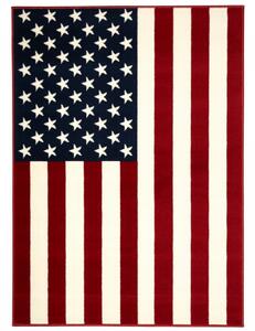 Hans Home | Kusový koberec American flag zrcadlově