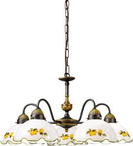 Kolarz 731.85.116 - Lustr na řetězu NONNA 5xE27/75W/230V citrony