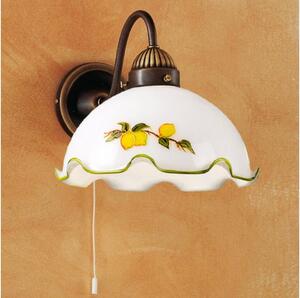 Kolarz 731.61.116 - Nástěnná lampa NONNA 1xE27/75W/230V citrony