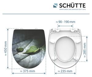 Schütte Záchodové prkénko se zpomalovacím mechanismem (dešťová kapka) (100253145005)