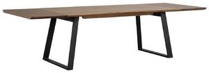Hnědý dubový jídelní stůl Rowico Gary, 210 cm