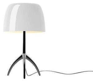 Stolní lampa Foscarini, Bílá, Obývací pokoj, Hliník