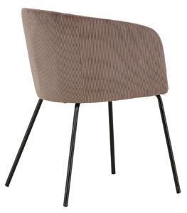 Jídelní židle Berit, hnědá, 56x52x78