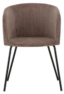 Jídelní židle Berit, hnědá, 56x52x78