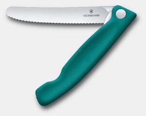 Victorinox 6.7834.FC1, skládací nůž do kuchyně, zoubkovaná čepel 11 cm, pojistka