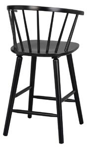 Černá kaučuková barová židle Rowico Eltra