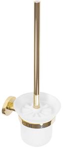 Tutumi - WC štětka - zlatá - 35,5 cm