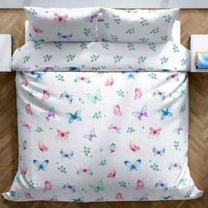 Bavlněné povlečení DELUXE Butterfly 140x200cm zip Bavlněné povlečení DELUXE Butterfly 140x200cm - 140x200 cm - 1x polštář 1x přikrývka
