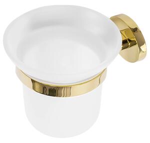 Tutumi - WC štětka - zlatá - 35,5 cm