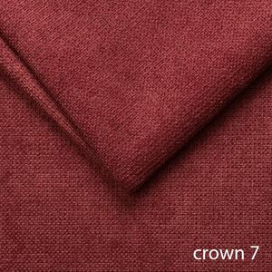 Taburet Zaza | 45x45x42 | crown 7 tmavě červená