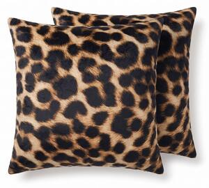Sada 2 ks povlaků na polštářky LEOPARD GLAMOUR 45 x 45 cm