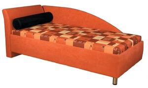 Jednolůžková postel (válenda) 90 cm Pennie (s molitanovou matrací) (L)