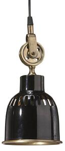 PR Home Cleveland závěsné světlo 14 cm černá/mosaz