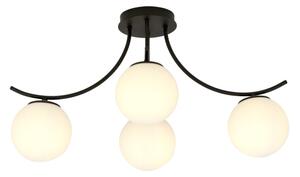 Přisazený lustr BOSTON 4xE14/10W/230V černá