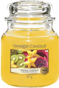 Yankee Candle vonná svíčka Classic ve skle střední Tropical Starfruit