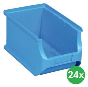 Plastové boxy PLUS 3, 150 x 235 x 125 mm, modré, 24 ks