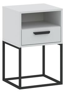 Noční stolek Muros V40B, bílá