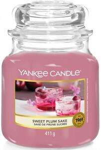 Yankee Candle vonná svíčka Classic ve skle střední Sweet Plum Sake 411 g