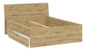 Postel Bamio 160 x 200 cm, dub artisan