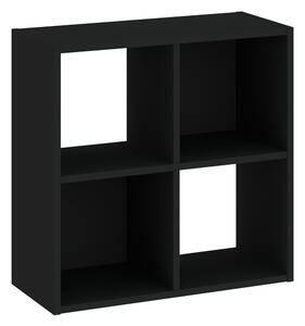 Regál Sinde 2x2, černá