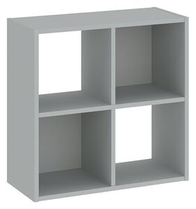 Regál Sinde 2x2, šedá