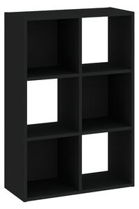 Regál Sinde 2x3, černá