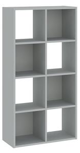 Regál Sinde 2x4, šedá