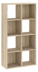 Regál Sinde 2x4, dub sonoma